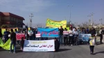 حضور دانشجویان آموزشکده فسا در مراسم سیزده آبان