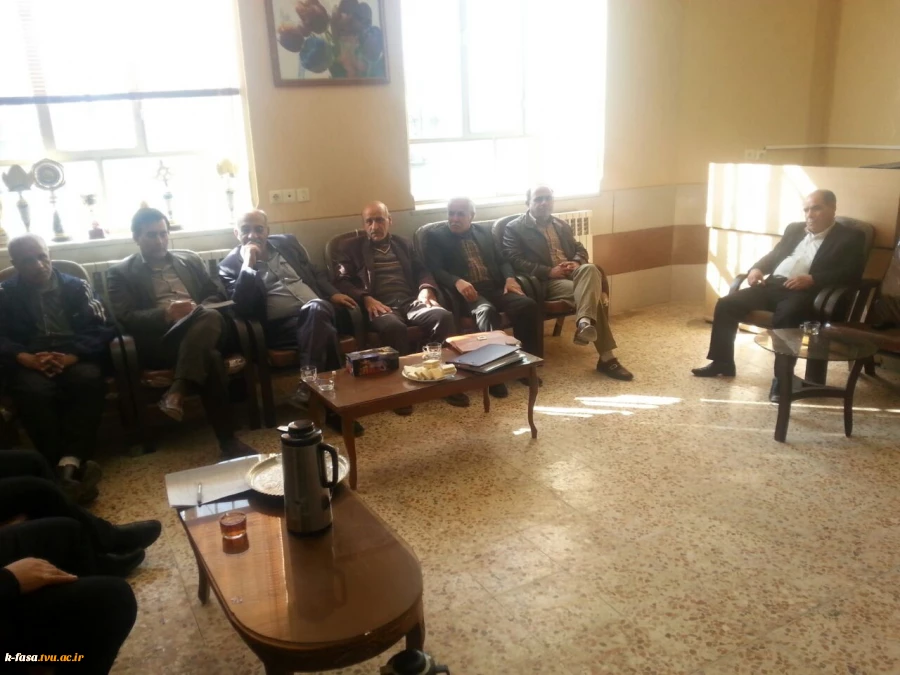 اولین جلسه مجمع خیرین آموزشکده فسا