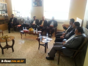 بازدید معاون استاندارو فرماندارویژه و رئیس اداره آموزش و پرورش فسا از آموزشکده 3