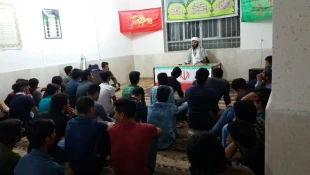 حضور نماینده ولی فقیه و امام جمعه محترم فسا در جمع دانشجویان