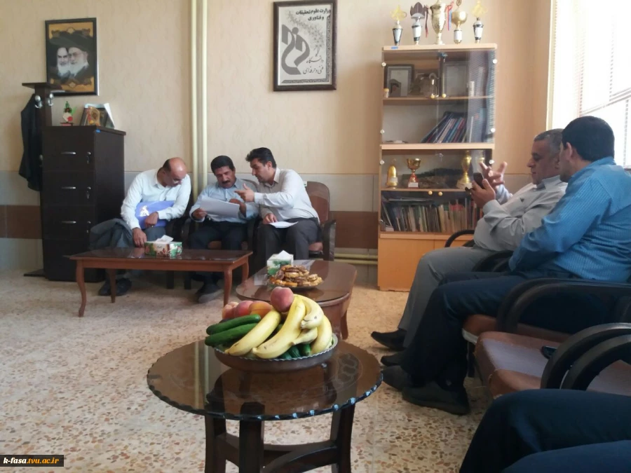 بازدید هیاتی از دانشکده باهنر شیراز از آموزشکده فنی فسا