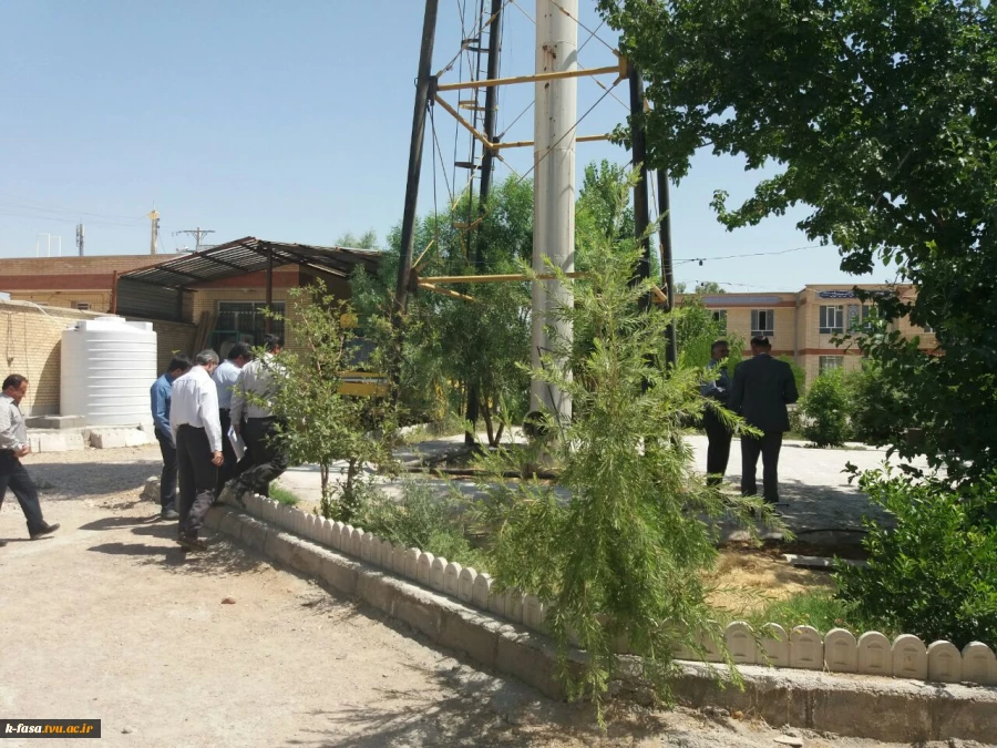 بازدید هیاتی از دانشکده باهنر شیراز از آموزشکده فنی فسا