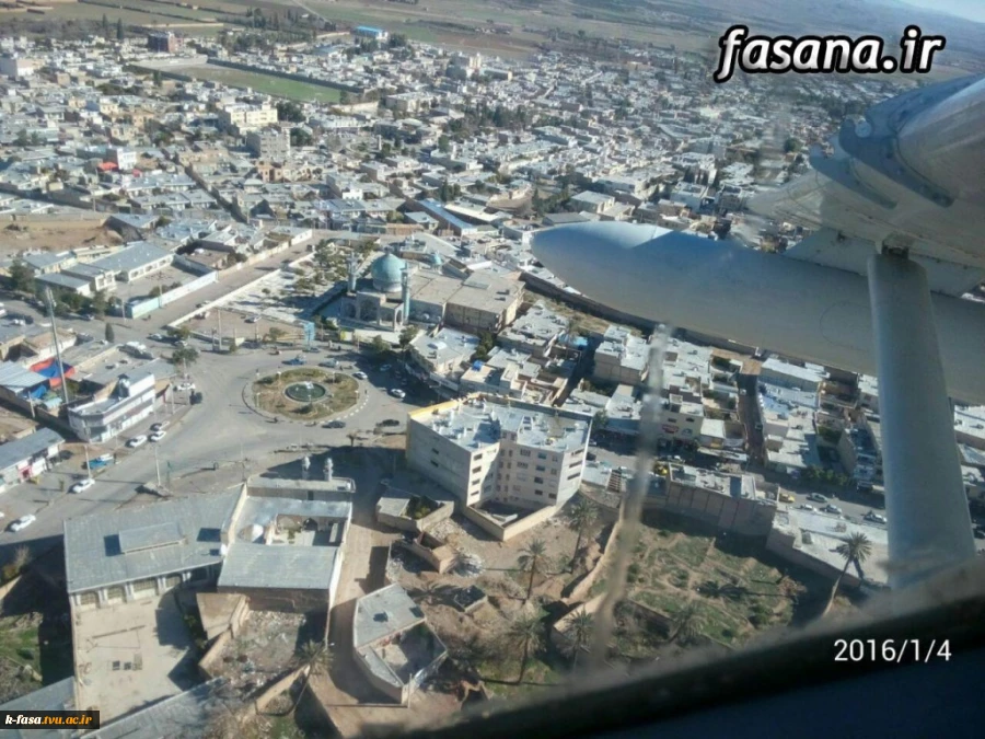 نمایی زیبا بر فراز شهرستان فسا 3