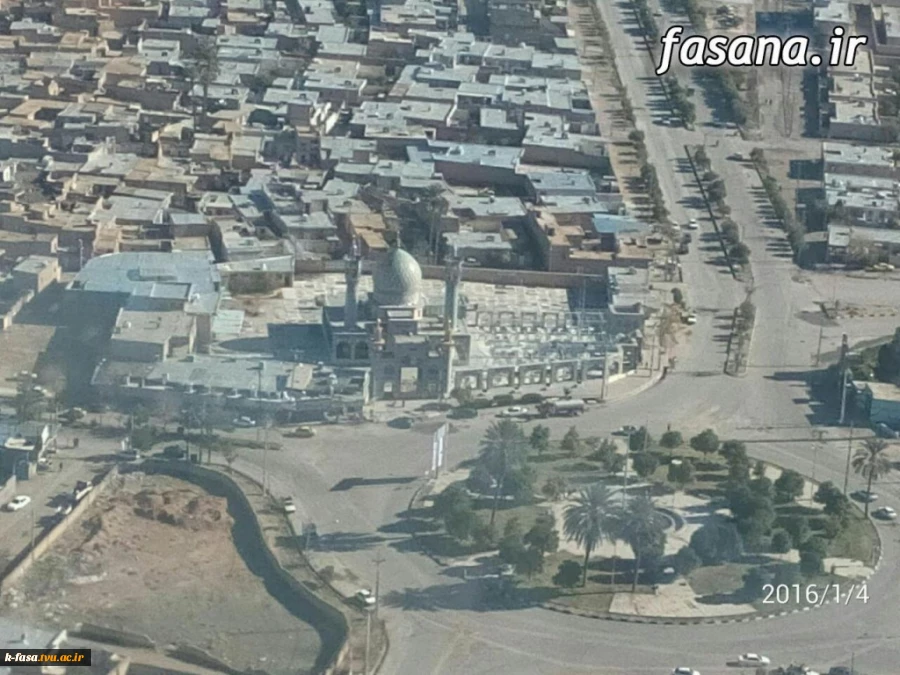 نمایی زیبا بر فراز شهرستان فسا 4
