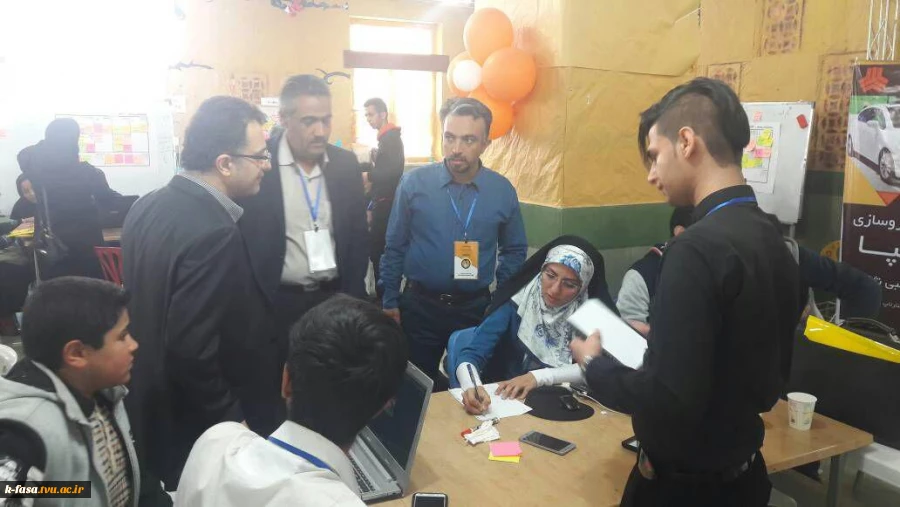 شرکت تیم دانشجویی آموزشکده فنی کشاورزی فسا در دومین استارتاپ ویکند شهرستان فسا