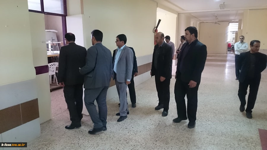 بازدید هیئت نظارت و ارزیابی از آموزشکده فنی و وکشاورزی فسا 2