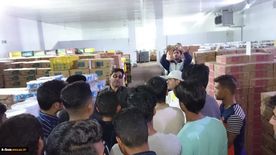 برگزاری تور صنعتی دانشجویان آموزشکده فنی کشاورزی فسا در  کارخانه مانی ماس 3