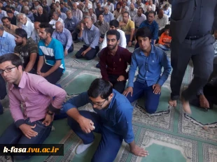 حضور پرشور دانشجویان آموزشکده در نماز عبادی سیاسی جمعه شهرستان 2