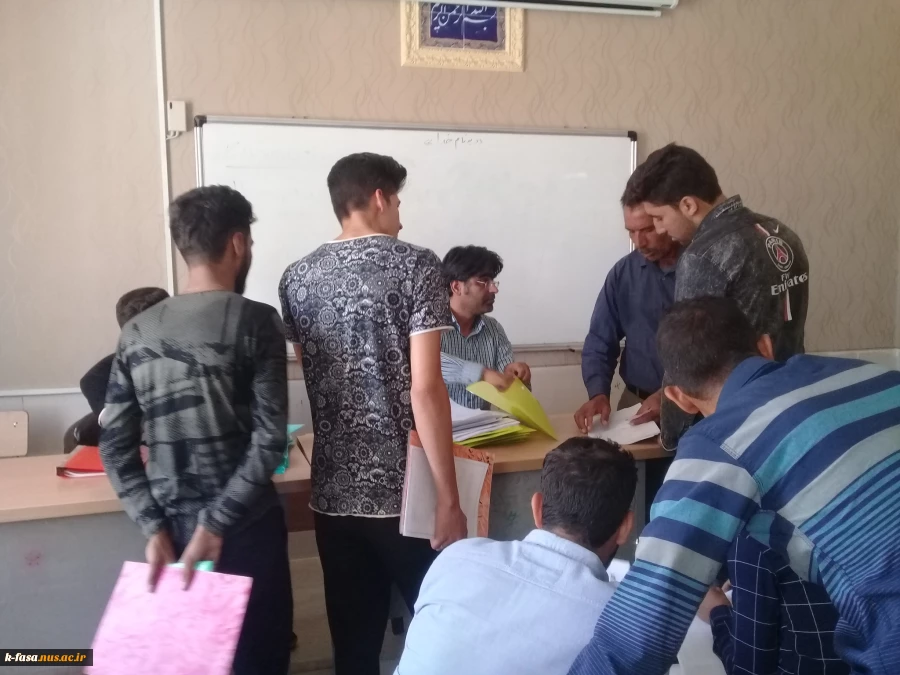 گزارش تصویری از ثبت نام دانشجویان در آموزشکده فنی و کشاورزی فسا 5