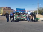 حضور پرشور دانشجویان اموزشکده فنی و کشاورزی فسا در راهپیمایی 13 آبان 2