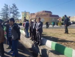 حضور پرشور دانشجویان اموزشکده فنی و کشاورزی فسا در راهپیمایی 13 آبان 3