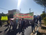 حضور پرشور دانشجویان اموزشکده فنی و کشاورزی فسا در راهپیمایی 13 آبان 5