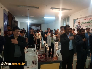 برگزاری مراسم بزرگداشت سردار دلها شهید سپهبد حاج قاسم سلیمانی در آموزشکده فنی و کشاورزی فسا  3