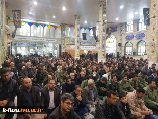 مراسم بزرگداشت سردار سپهبد حاج قاسم سلیمانی در مصلی فسا 5