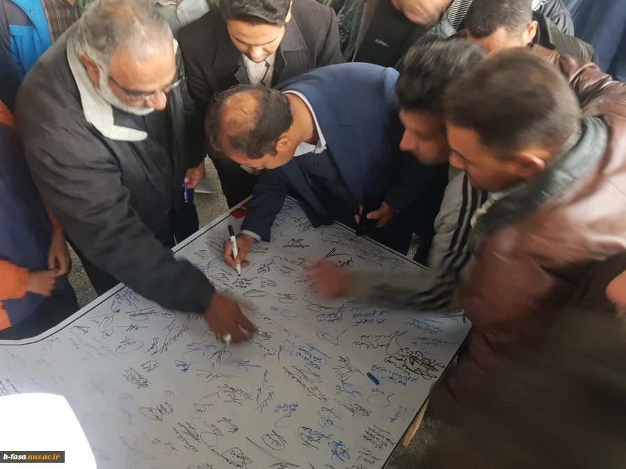 مراسم بزرگداشت سردار سپهبد حاج قاسم سلیمانی در مصلی فسا 6