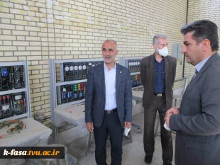 بازدید نماینده محترم مجلس شورای اسلامی جناب آقای دکتر فیروزی از آموزشکده فنی و کشاورزی فسا 4
