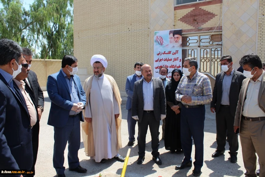 ساخت خوابگاه دانشجویی دانشکده فنی و کشاورزی فسا آغاز شد 3