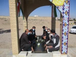مراسم غبارروبی ، عطر افشانی و گلباران مرقد مطهر شهید انقلاب شهرستان فسا 3