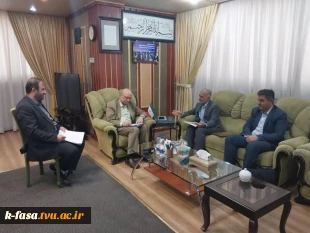 دیدار رئیس آموزشکده فنی و کشاورزی فسا با وزیر علوم ،تحقیقات و فناوری 4