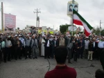 حضور پرشور دانشجویان اموزشکده فنی و کشاورزی فسا در راهپیمایی 13 آبان 7