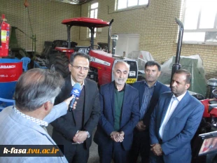 دیدار دکتر ترک زاده ریاست محترم دانشگاه فنی و حرفه ای استان فارس از آموزشکده فنی و کشاورزی فسا 2