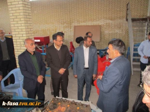 دیدار دکتر ترک زاده ریاست محترم دانشگاه فنی و حرفه ای استان فارس از آموزشکده فنی و کشاورزی فسا 4