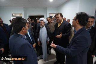 افتتاح دو پروژه خوابگاه دانشجویی و کارگاه ساخت و تولید با حضور ریاست دانشگاه فنی و حرفه ای جناب دکتر خسرویان