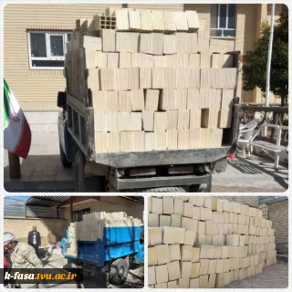 کمک خیر نیک اندیش جناب آقای حاج غلامعباس مطهرنیا به ساخت مجتمع فرهنگی شهدای دانشجو