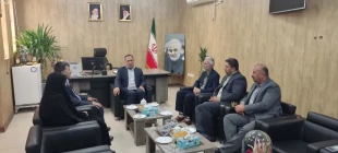 دیدار رئیس وکارکنان واعضای هیت علمی آموزشکده فنی کشاورزی فسا با فرماندار ویژه شهرستان فسا 4