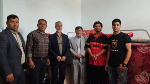 بازدید رئیس آموزشکده فنی و کشاورزی فسا از خوابگاه و سلف دانشجویی  2