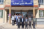 سفر ریاست محترم دانشگاه ملی مهارت فارس از دانشگاه ملی مهارت مرکز فسا 2