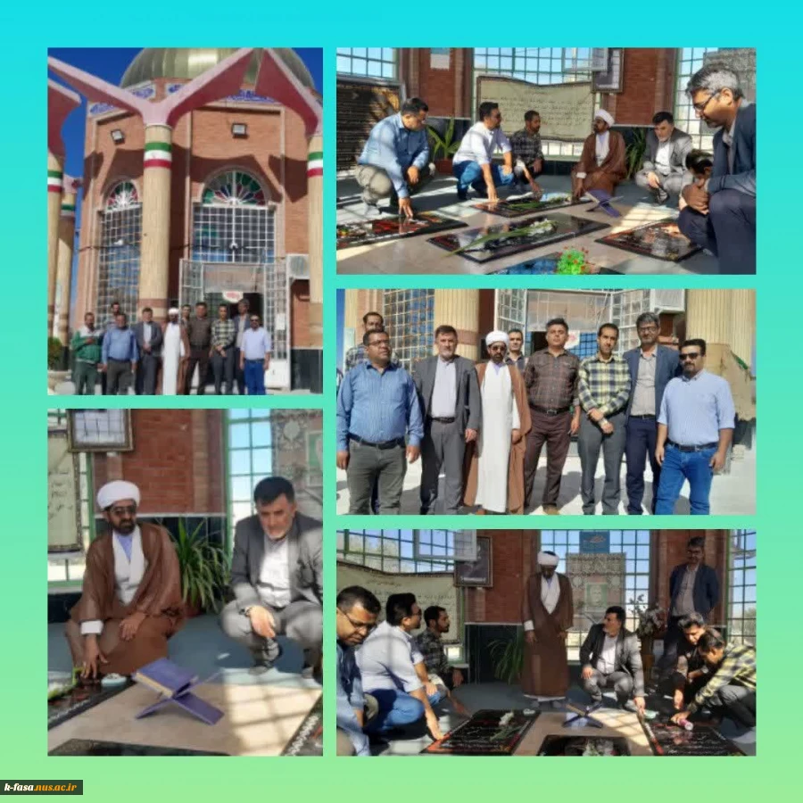 حضور معنوی کارکنان دانشگاه ملی مهارت- آموزشکده فسا در یادمان شهدای گمنام به مناسبت هفته دفاع مقدس 2