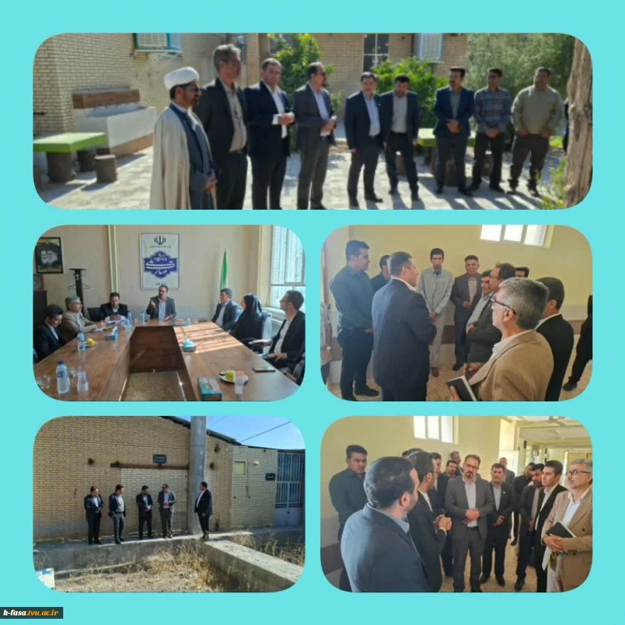 بازدید رئیس دانشگاه ملی مهارت استان فارس و هیات همراه از آموزشکده پسران فسا
 2