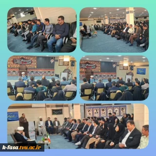 دیدار دانشگاهیان فسا با امام جمعه شهرستان به مناسبت روز دانشجو